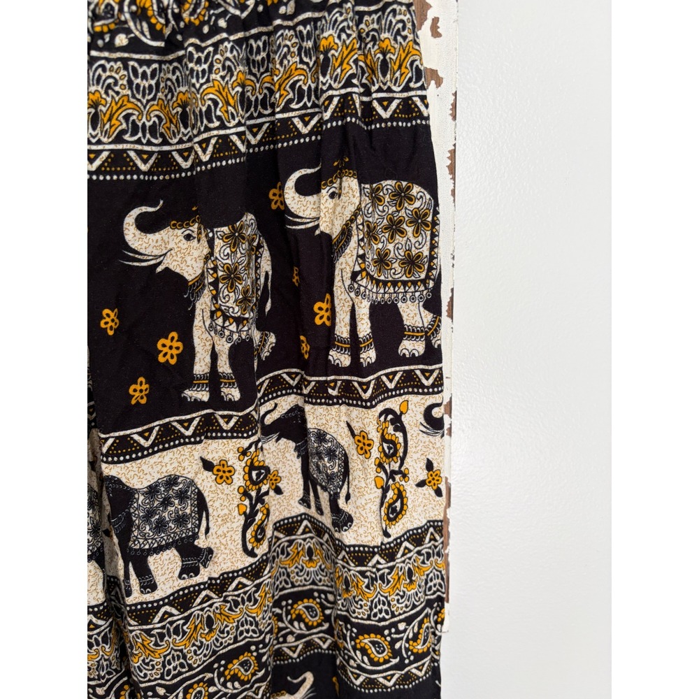 Earthbound Elephant Thai Harem Pants Festival Bohemian Size L - Picture 3 of 7